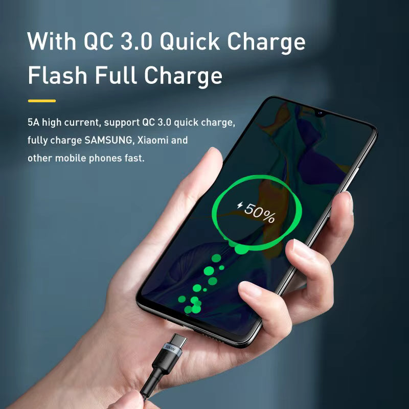 Baseus USB Type C to Type C Fast Charging Data Cable